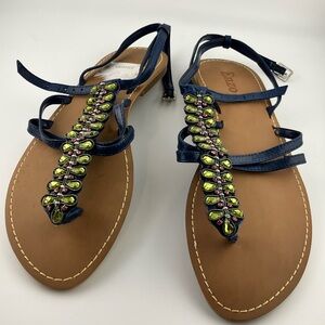 Enzo Angiolini Women's Blue Sandals Size 8